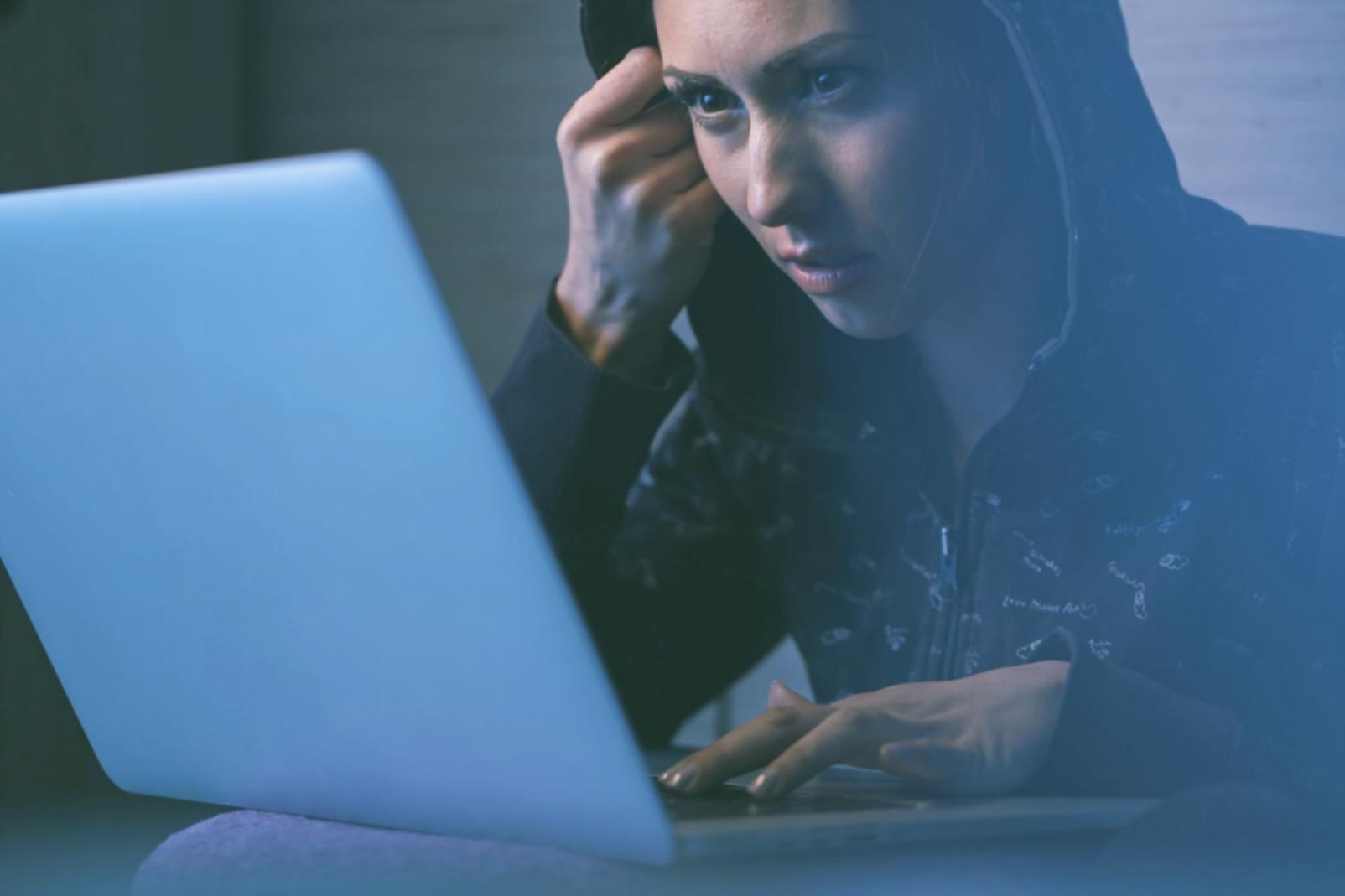 Cybersecurity outsourcing professional at work
